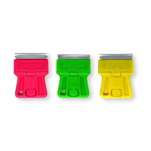 American Line 66-0442 mini scrapers in neon colors