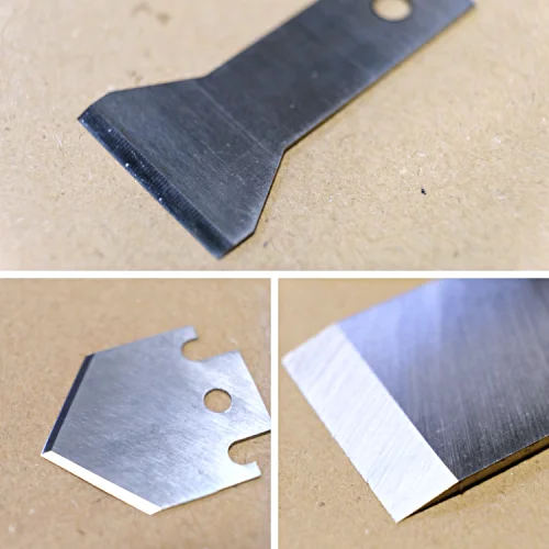 Exemples on one-sided machine knives: pelletizerizing blade, pointed blade, special cut-off knife - Sollex
