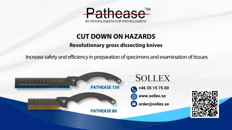 Order Pathease 80 and 150 dissection knives for autopsy and pathology at Sollex - Blog