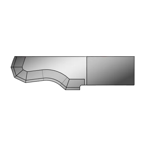 Oscillating plotter knife Z202 in solid tungsten carbide for use in Zünd digital cutters - Sollex
