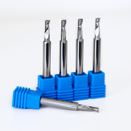 Router bits Ø4/Ø6 8mm for ACM aluminum | Sollex CNC Tools