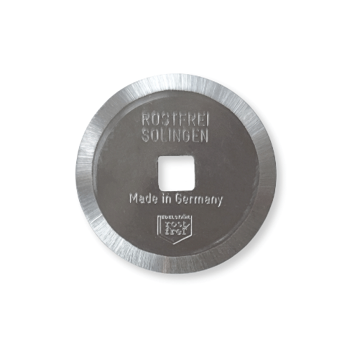 Sollex R30 cirkelkniv Ø30mm 30x5x0,3mm har 1 skärsida med dubbel avfasning och en kvadratisk håldiameter på 5x5mm