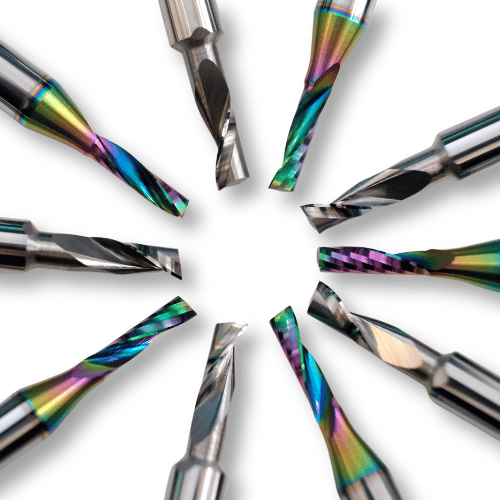 Router bits R503 Ø3/Ø6 11mm, coated multipurpose | Sollex CNC Tools