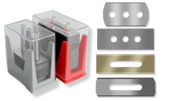 Lames de rasoir industrielles Sollex pour le refendage de films plastiques et de feuilles métalliques lors de la fabrication et de la transformation - Des centaines de lames de refendage industrielles Sollex