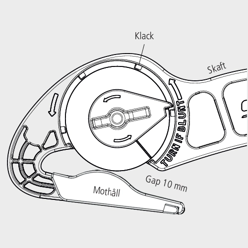 S-CUT QE plastic rotary cutter design - Sollex