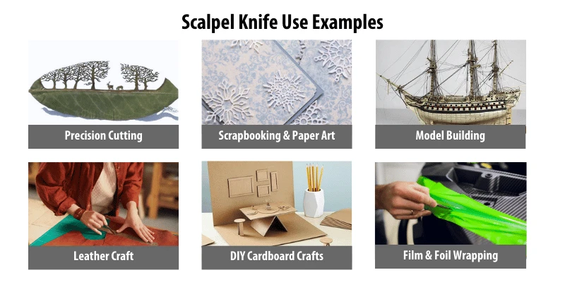 Applications and areas of use of scalpels and precision knives - Sollex