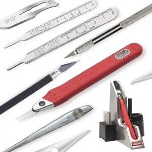 Skalpellhandtag - Hobbyskalpeller - Precisionsknivar för pyssel och hobby - Köp online från Sollex