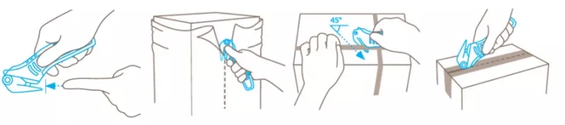 Utilisation - Martor Secumax 320 - Couteaux de sécurité Sollex