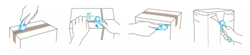 Utilisation du Martor Secumax 350 - Couteaux de sécurité Sollex