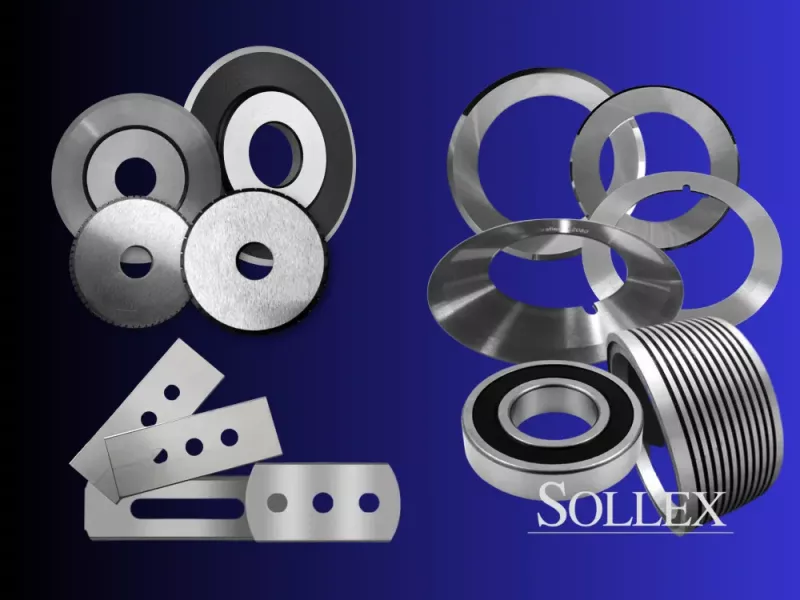 Slitting Methods to Cut Web Material: Shear, Crush and Razor Slitting Överknivar och underknivar, krossknivar, industrirakblad - Sollex industriella knivar