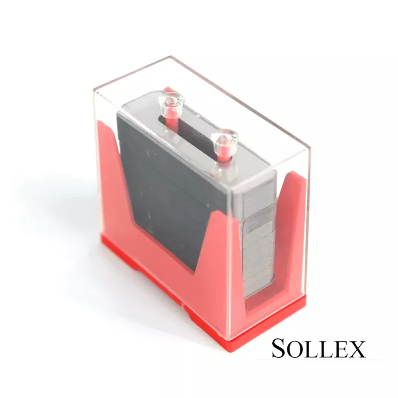 industrial blade in an industrial package for cutting plastic film - Sollex machine knives