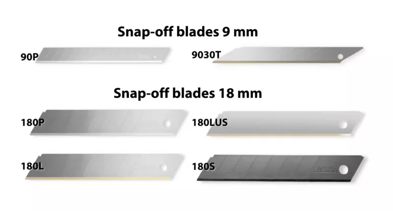 Sollex snap-off blades 9mm and 18mm - Sollex blog