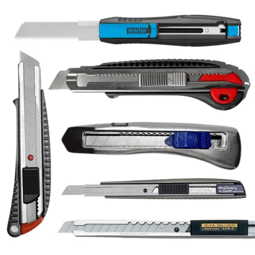 Snap-off knives and blades for professional use - Buy best knives and blades from Sollex