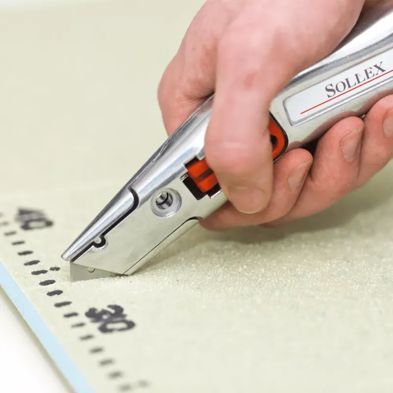 Couteau Sollex 2000 pour couper divers matériaux de construction