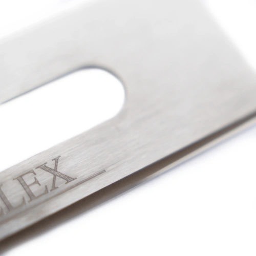 Lame de rasoir industrielle en céramique à double biseau Sollex 5C pour machines de refendage et de rembobinage