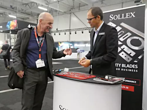 Johan Falk represents Sollex at the Sign&Print 2023 exhibition in Kista dedicated to the printing and graphics industry - Sollex Blog
