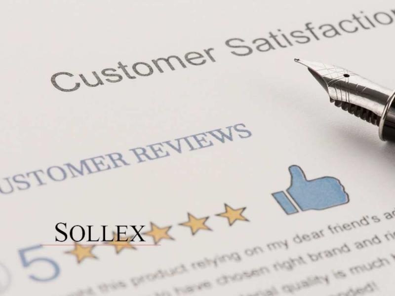 Sollex nöjda kunder Kunders feedback - Sollex uppskattar sina kunder