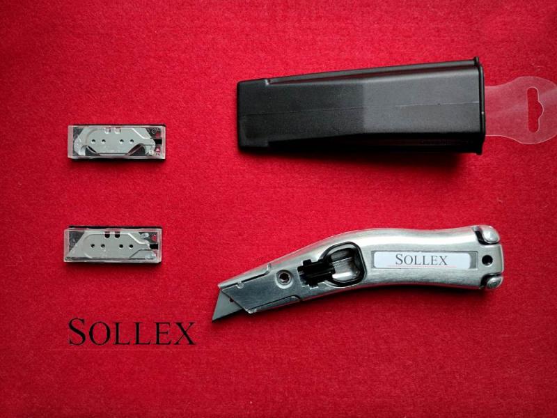 Sollex byggkniv 2000 för att skära i gipsskivor och takpapp - Sollex tips