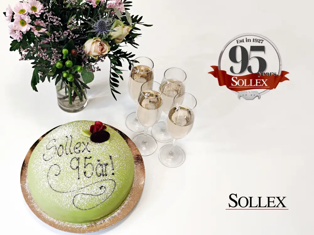 Sollex firar 95 år som leverantör av knivar, knivblad och industrirakblad