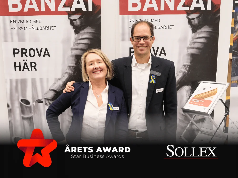 Sollex AB har blivit tilldelat Star Business Awards 2024