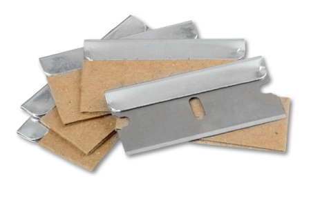 Bygelblad / eneggade rakblad med aluminiumrygg för industriellt bruk - Sollex