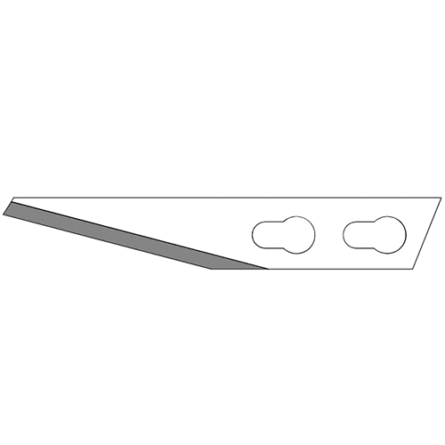 Scalpel solide avec revêtement en céramique de Sollex