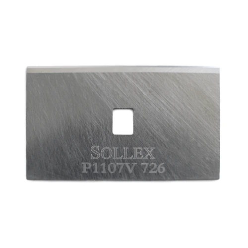 Sollex P1107V industrial razor blade in tungsten carbide like Feather 98100 with high hardness 80 HRC