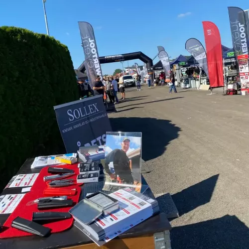 Tillsammans med Festool, Bosch, Cirka och Makita ställde Sollex ut på Transport Car Day och Powertool PRO event av DMH på Solvalla i Stockholm ( 22/08/26 )