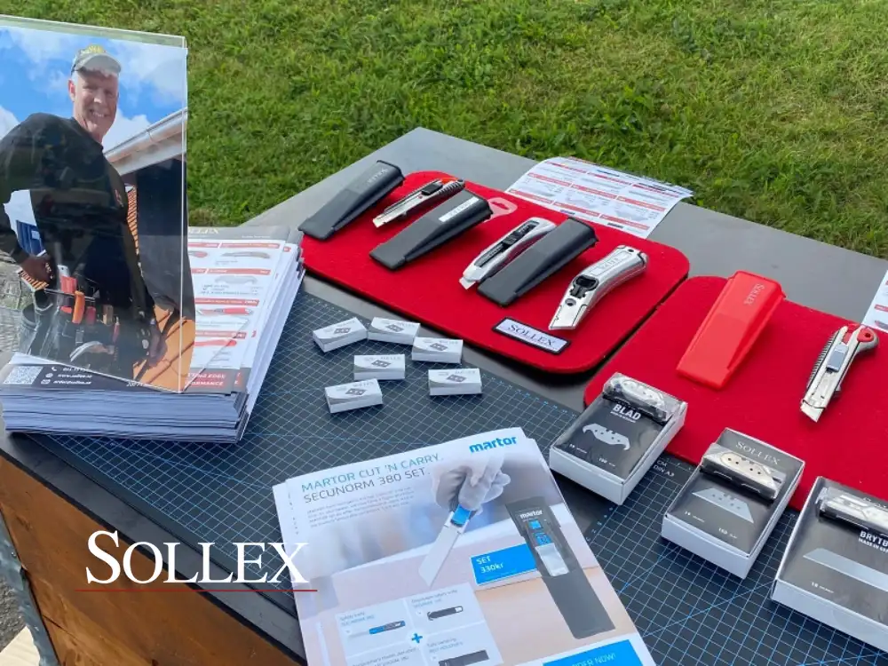 Sollex på Transportbilsdagen och Powertool Pro Event - Knivar och knivblad