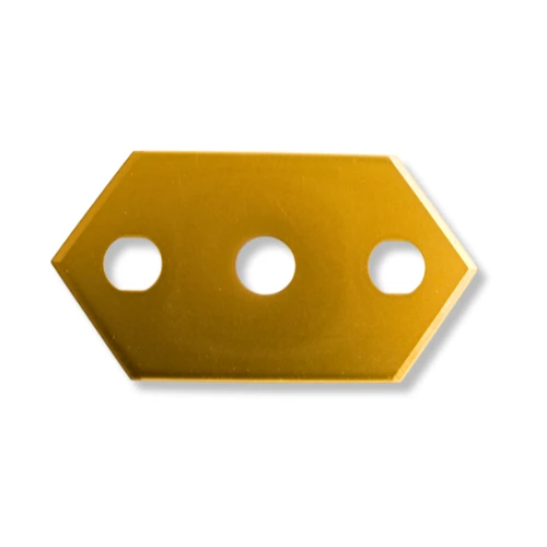 Sollex 692FT typ Martor 692 spetsig och helbelagd med titanbeläggning industrikniv med 4 skäreggar