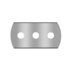 Runt trehålsblad 0.20mm Keram 200st 43x22x0.20mm – för vit plast med tillsatser