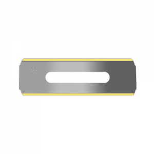 slitter blade in stainless steel with a titanium coating on the edge Sollex
