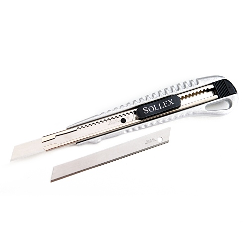 Köp 9 mm brytbladsknivar och brytblad utan segment av hög kvalitet online från Sollex