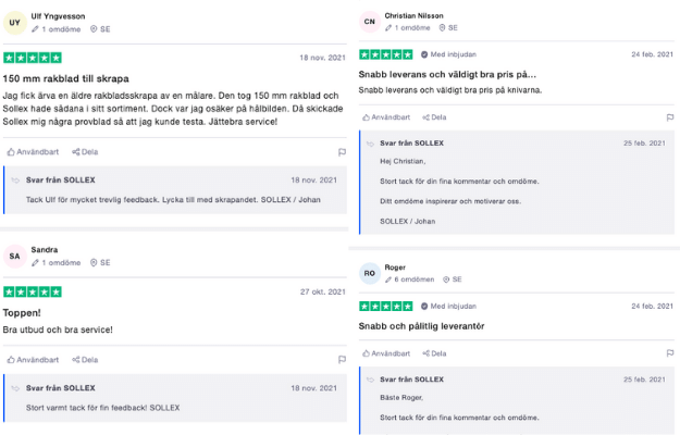 Trustpilot Sollex reviews 2021