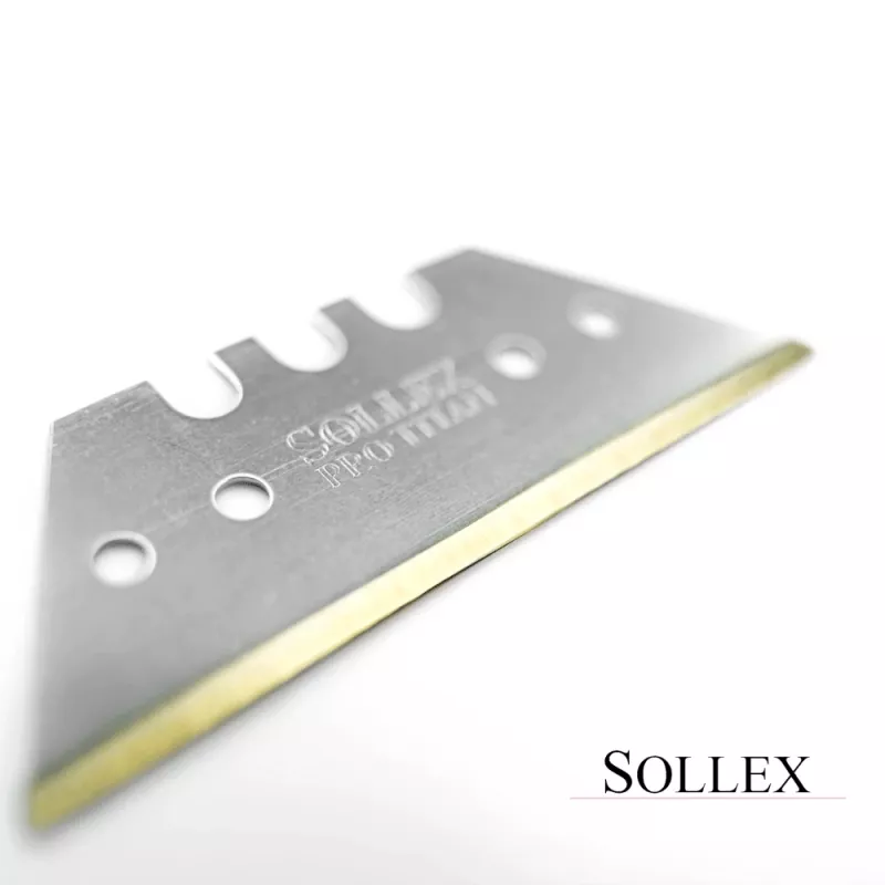 Sollex knivblad PRO 975PT - titanbelagt knivblad - för professionella användare