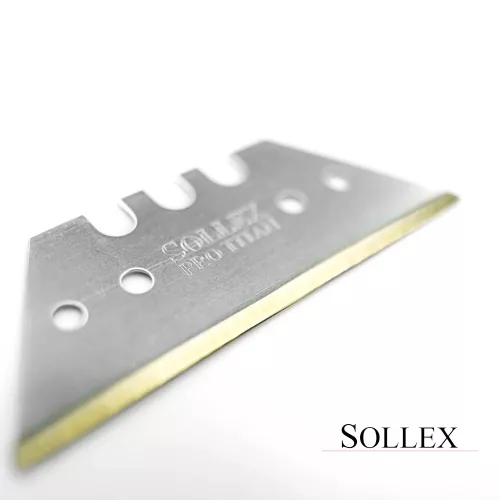 Sollex knife blade PRO 975PT - titanium coated blade edge - for professional users