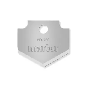 Martor spetsblad 760.50 för skärning, perforering av wellpapp, kartong, förpackningar, plast, rör - Sollex