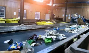 plastic waste at recycling facilities - sollex blog