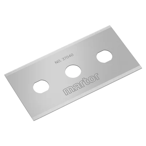 Martor industrial blade 37040.60 with 3 holes - Side - Sollex