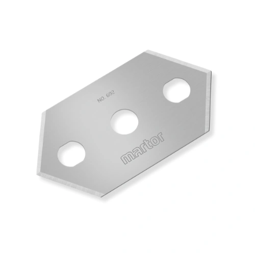 Martor spetsigt knivblad 692 med fyra skäreggar  - Sida - Sollex