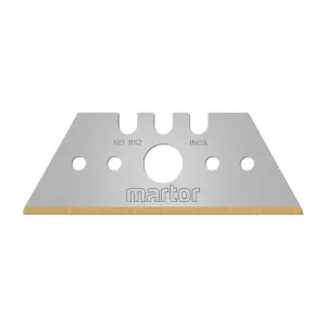 Martor Trapezoid blade no 852 SS TiN-coated for Martor Secunorm 500, 300, Profi, Mizar - Sollex