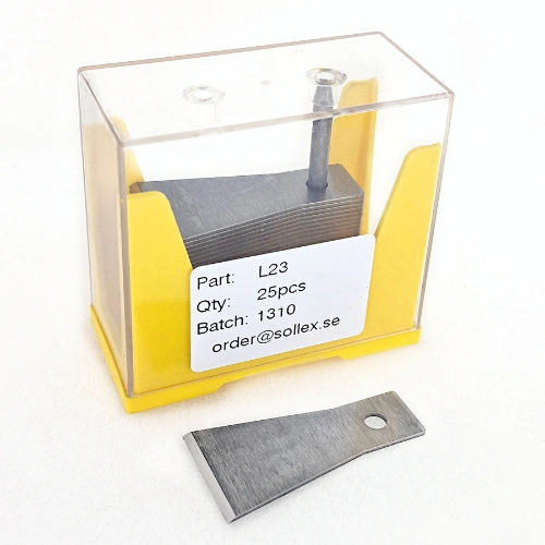 EREMA INTAREMA, NGR kniv L23 46mm för plaståtervinning i en industriell förpackning - SOLLEX