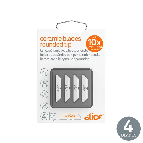 Slice Box Cutting blade 10404 with rounded tip 4 pcs