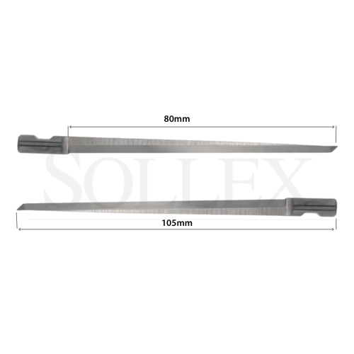 Oscillating knife for ESKO / Kongsberg cutting table BLD-SR6831 6mm in diameter, 105mm long, cutting edge 88mm - Sollex