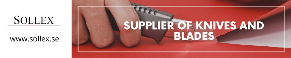 Sollex supplies knives and blades at best prices - Banner picture