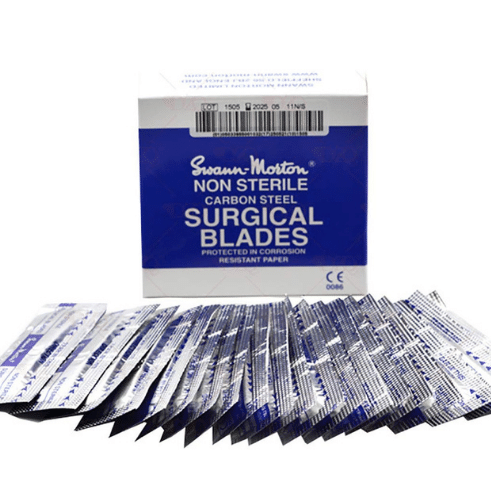 Swann Morton Not sterilized Scalpel blades 100pcs in the package - buy at Sollex