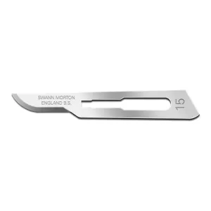 Swann Morton no. 15 SM15 0105 Scalpel blades - Buy online at sollex.se