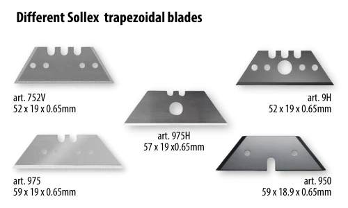 Sollex Trapezoid blade or a trapez knife examples - Sollex blog