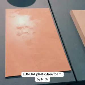 TUNERA plastic-free foam by NFW - Sustainable materials - Sollex blog