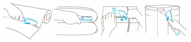 Utilisation du Martor Secumax Easysafe 121001 - Couteaux de sécurité Sollex